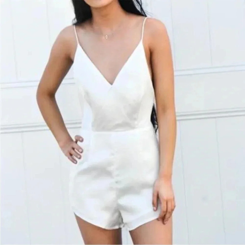 SABO LUXE satin romper